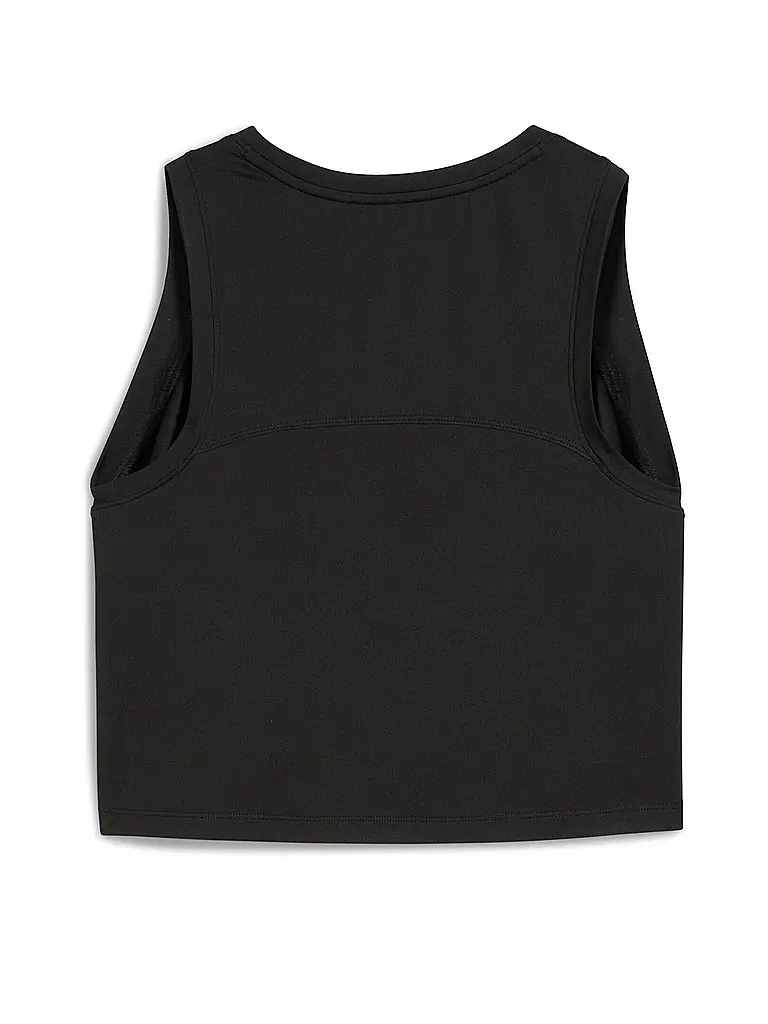 PUMA | Damen Fitnesstank Cloudspun Crop | schwarz