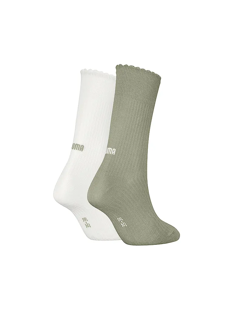 PUMA | Damen Freizeitsocken Scallop Edge 2er Pack | 
