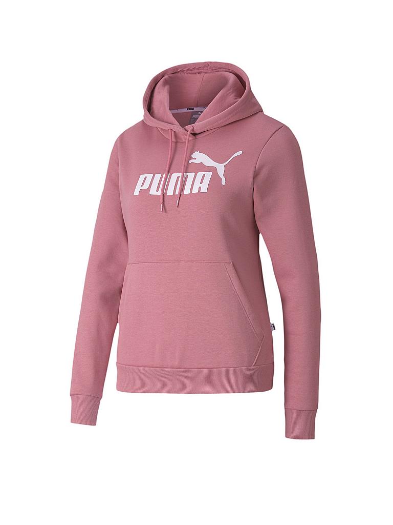 Agrarisch Transparant Delegatie PUMA Damen Hoodie ESS Logo rosa