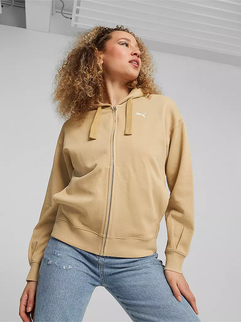 PUMA | Damen Kapuzenjacke Her | camel