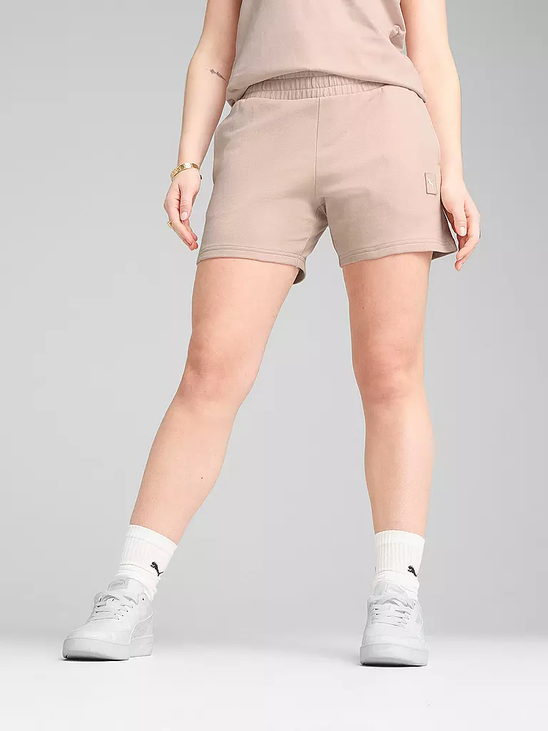 PUMA | Damen Short Elevated Mid-Rise 5inch | rosa