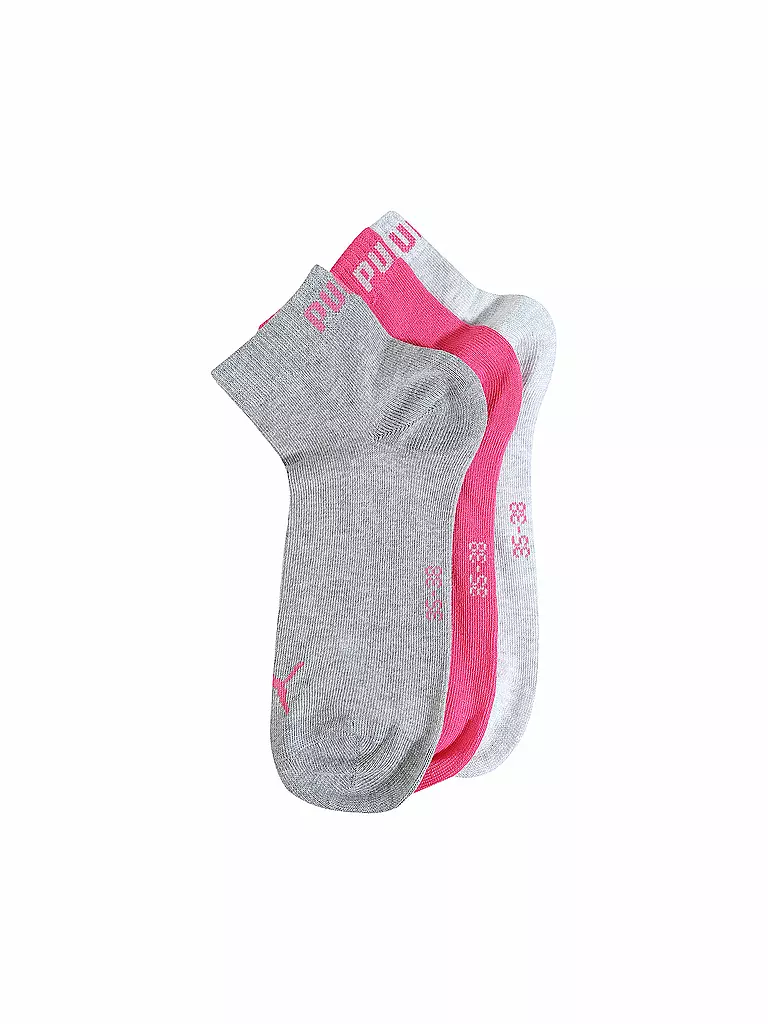 PUMA | Damen Socken Quarter 3er Pkg.  | pink