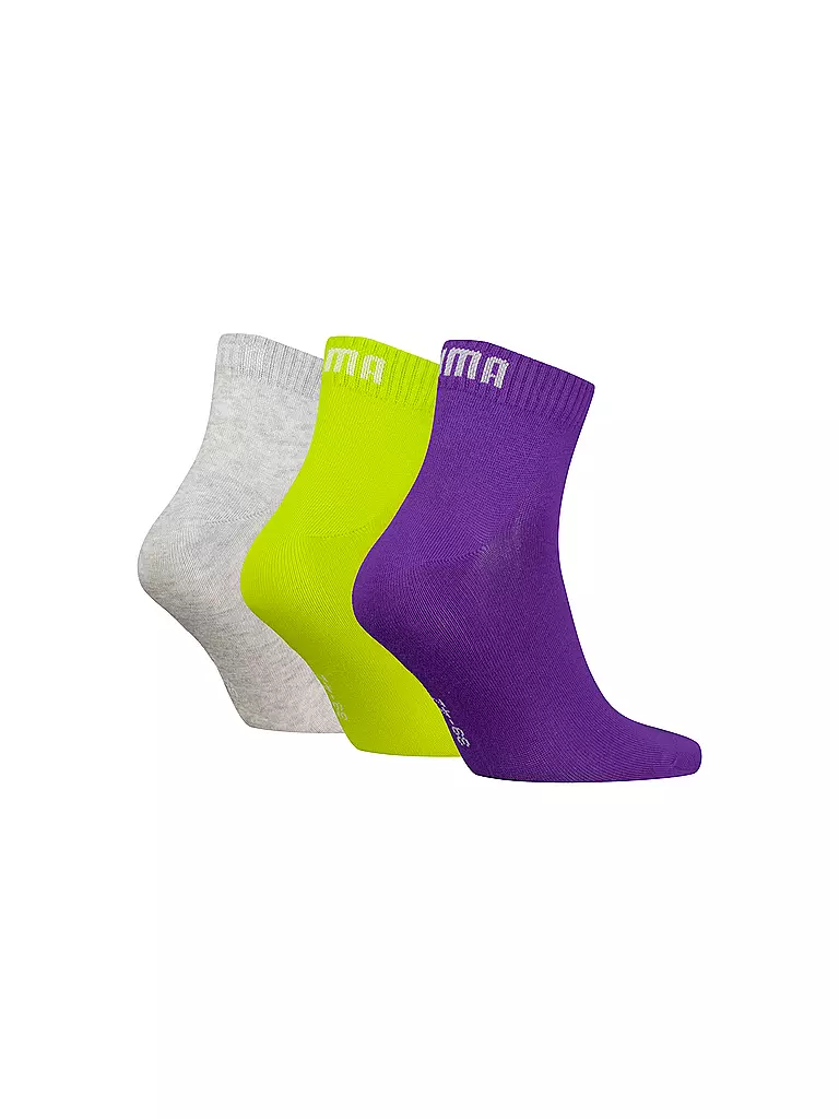 PUMA | Damen Socken Quarter 3er Pkg.  | lila