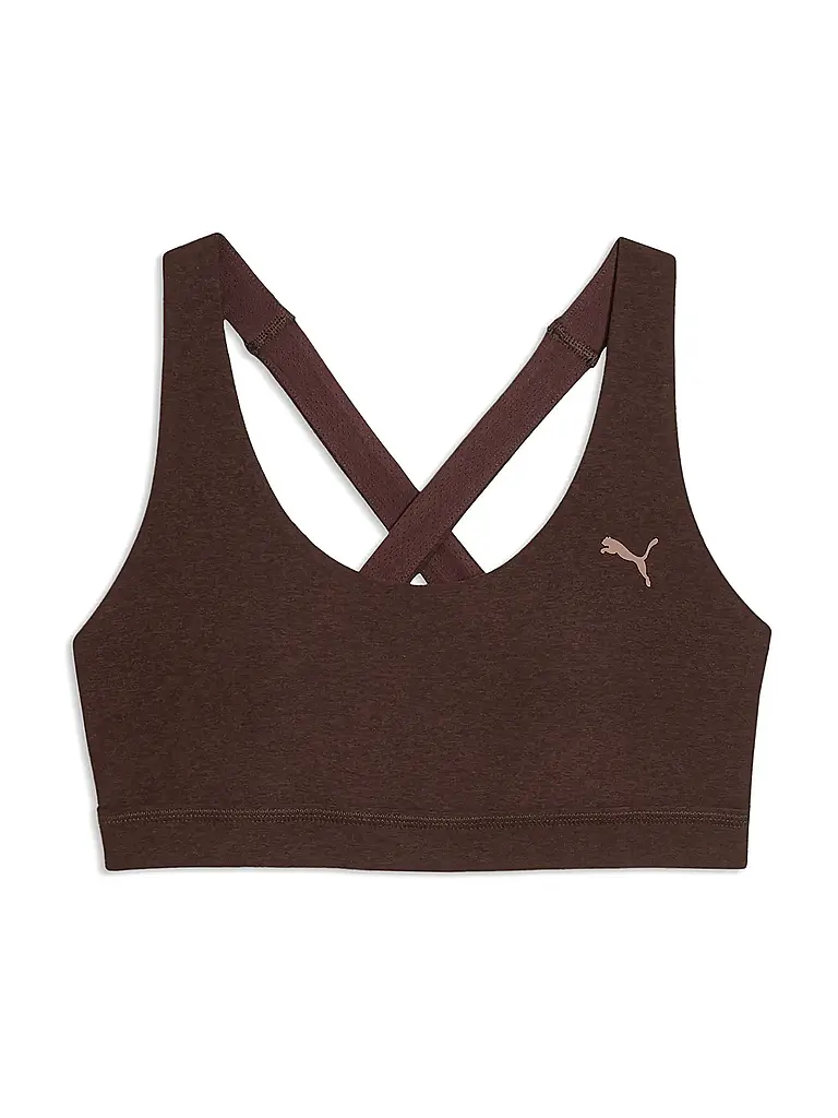 PUMA | Damen Sport-BH CLOUDSPUN Medium Support | Braun