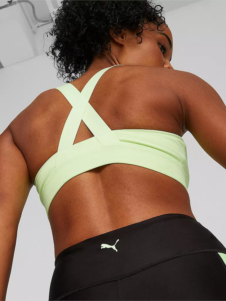 PUMA | Damen Sport-BH Fit Medium Support | grün