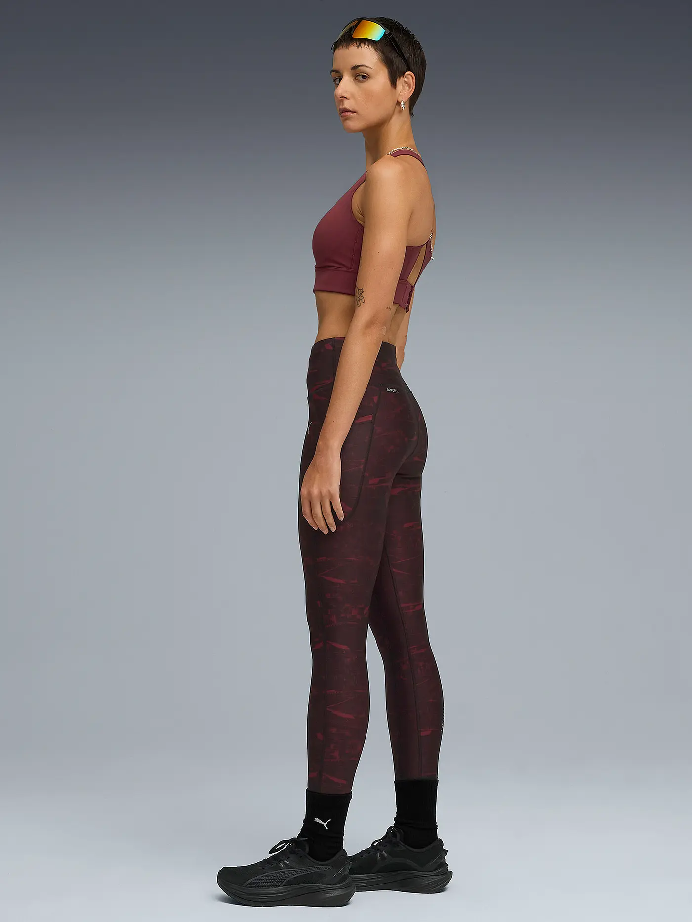 PUMA | Damen Sport-BH PWRbreathe RUN High Support | beere