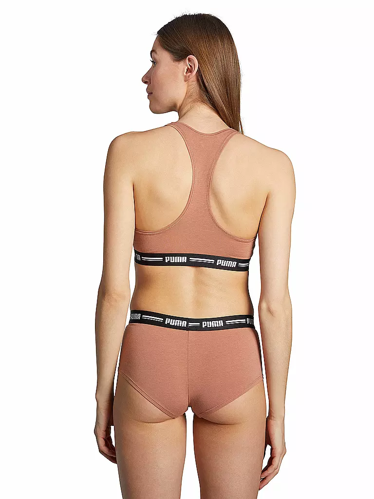 PUMA | Damen Sport-BH Racer Back | braun