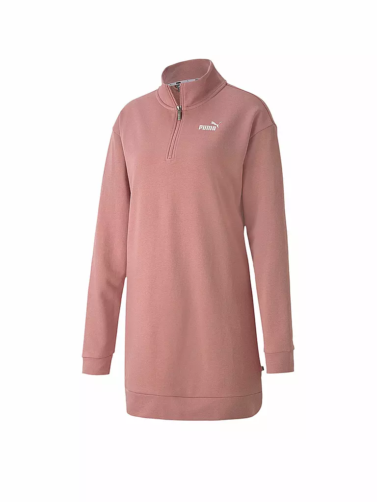 PUMA | Damen Sweatkleid Essentials+Half-Zip | rosa
