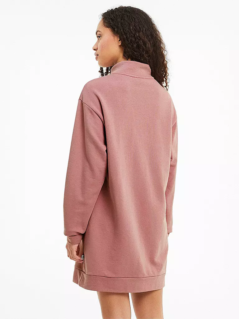 PUMA | Damen Sweatkleid Essentials+Half-Zip | rosa