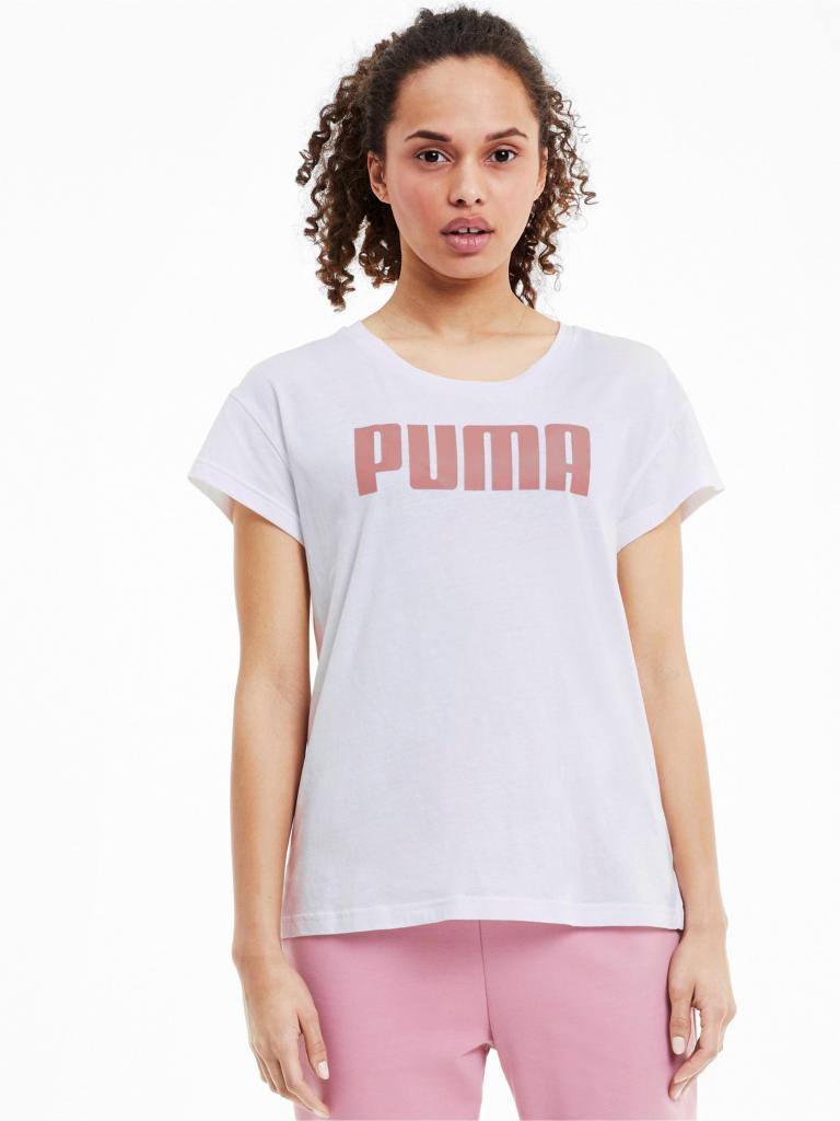PUMA | Damen T-Shirt Active | weiß