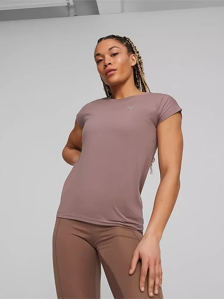 PUMA | Damen T-Shirt Cloudspun | dunkelrot