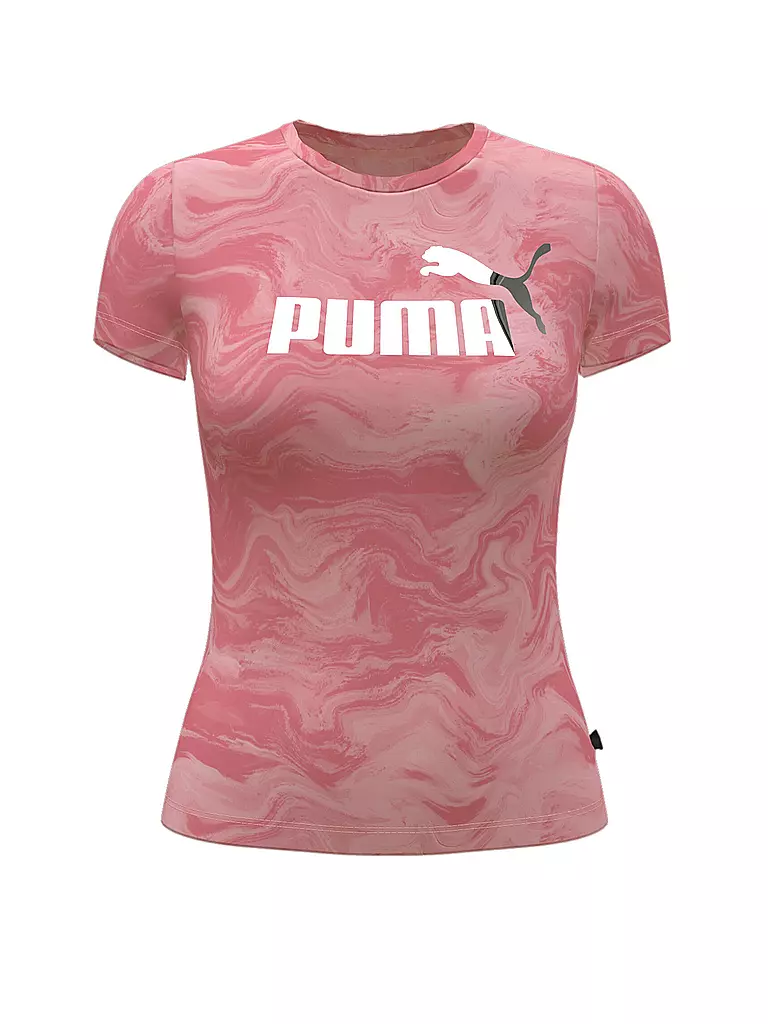 PUMA | Damen T-Shirt Marbleized | rosa