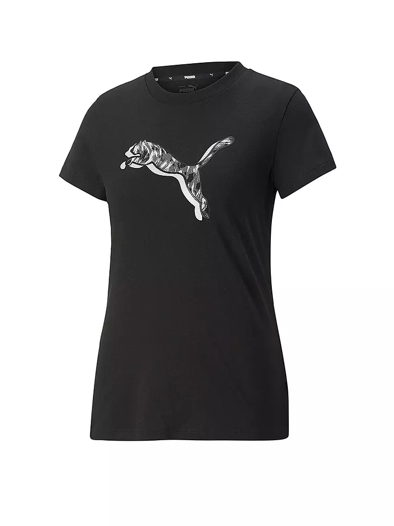 PUMA | Damen T-Shirt Power Safari Graphic | schwarz