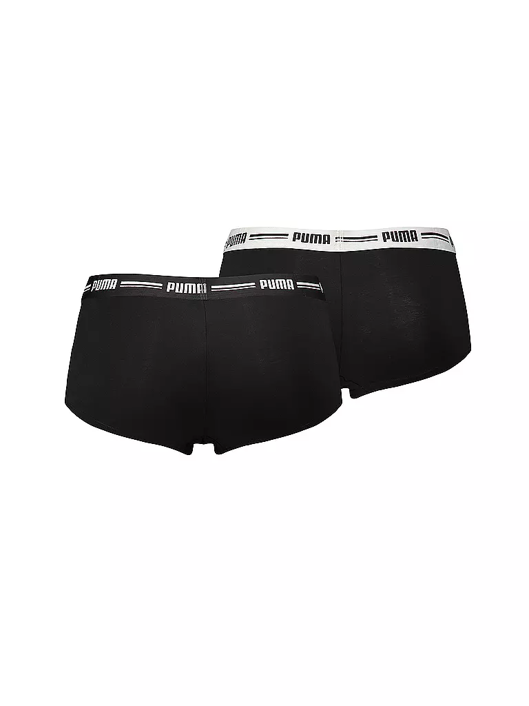 PUMA | Damen Unterhosen Mini Short 2er Pkg. | schwarz