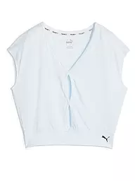 PUMA | Damen Yogashirt Studio Lite | hellblau