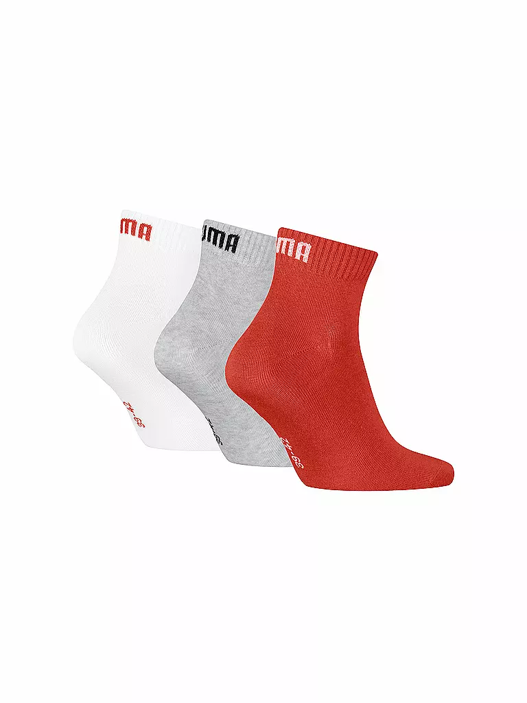 PUMA | Freizeitsocken Quarter Plain 3er Pkg. | creme