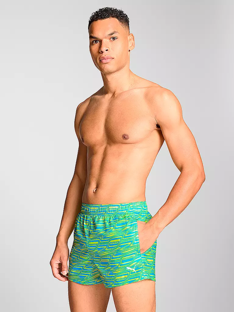 PUMA | Herren Badeshort Formstrip | gelb