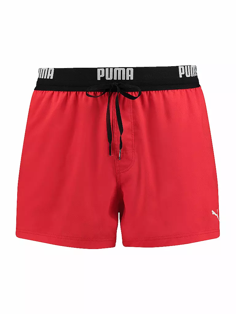 PUMA | Herren Badeshort Logo | rot