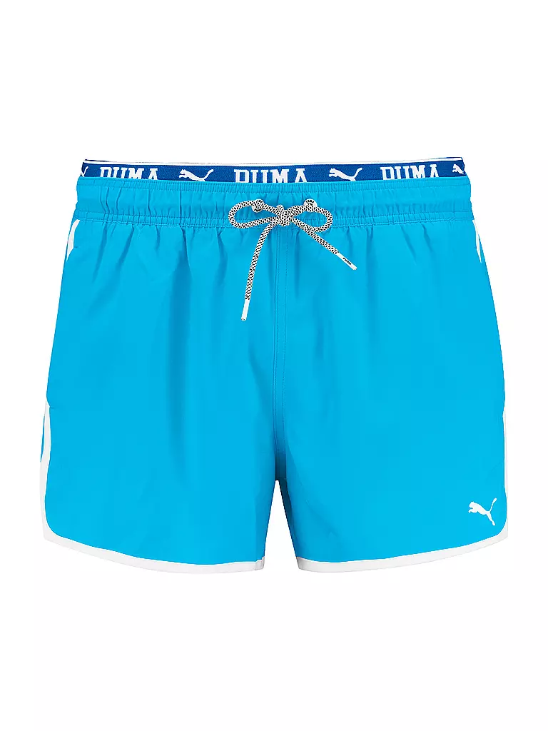 PUMA | Herren Badeshort Track | hellblau