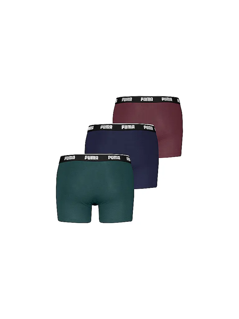 PUMA | Herren Boxer 3er Pkg. | dunkelgrün