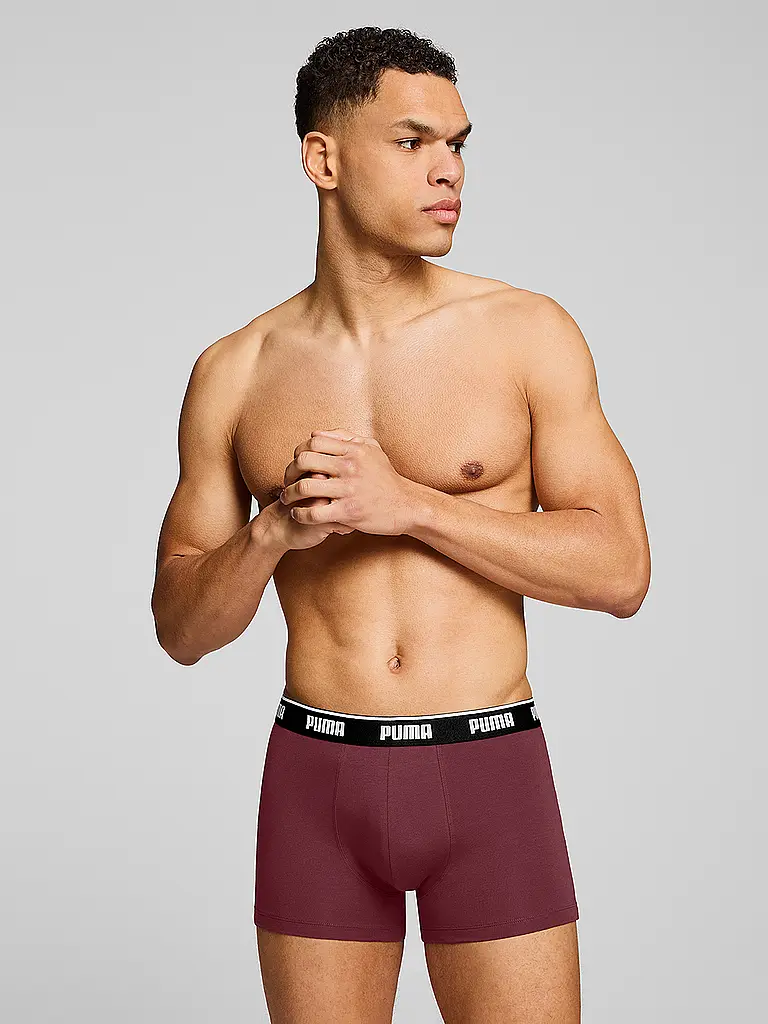 PUMA | Herren Boxer 3er Pkg. | dunkelgrün