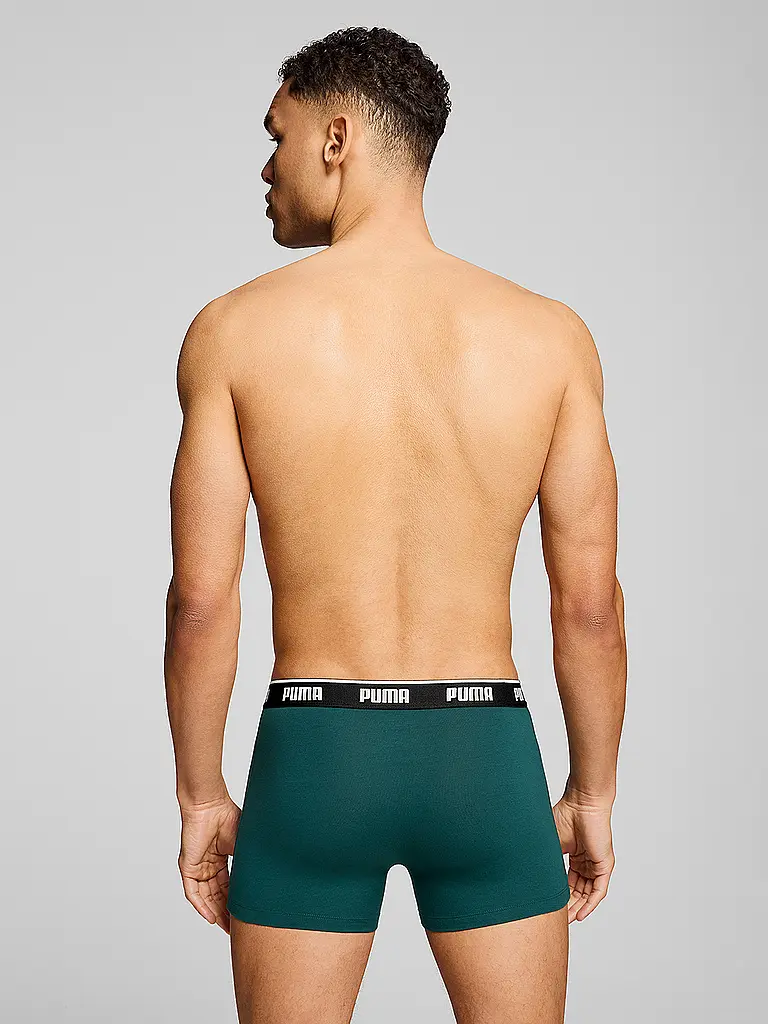 PUMA | Herren Boxer 3er Pkg. | dunkelgrün