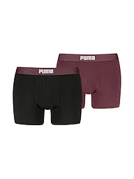 PUMA | Herren Boxershorts Mesh Waistand 2er Pack | dunkelrot