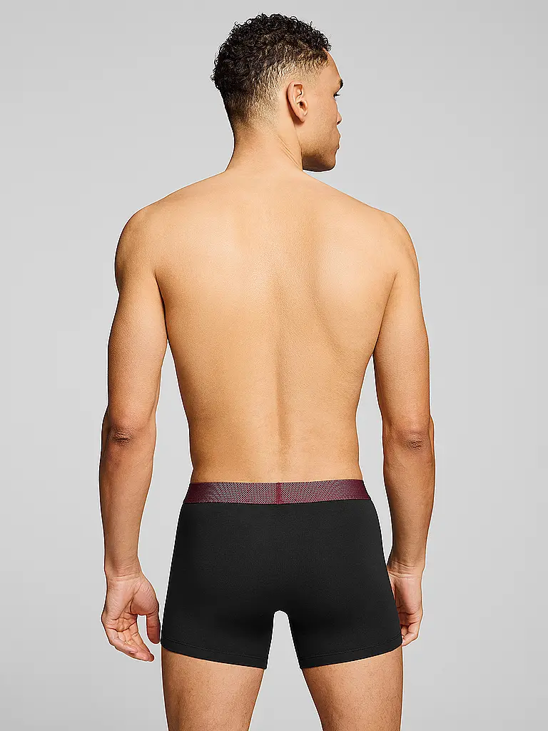 PUMA | Herren Boxershorts Mesh Waistand 2er Pack | dunkelrot