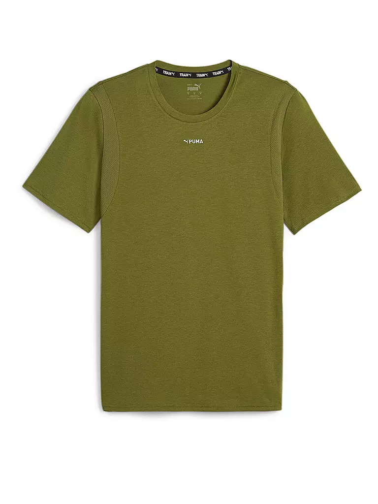 PUMA | Herren Fitnessshirt Triblend | olive