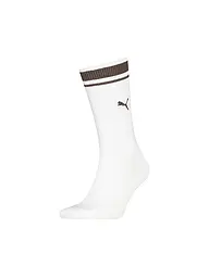 PUMA | Herren Freizeitsocken Heritage Stripe Crew | weiss