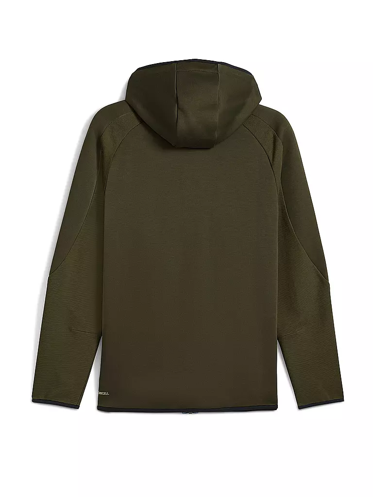 PUMA | Herren Kapuzenjacke EVOSTRIPE FZ | olive