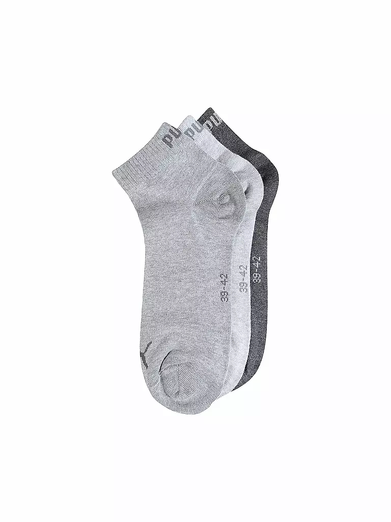 PUMA | Herren Socken Quarter 3er Pkg.  | grau