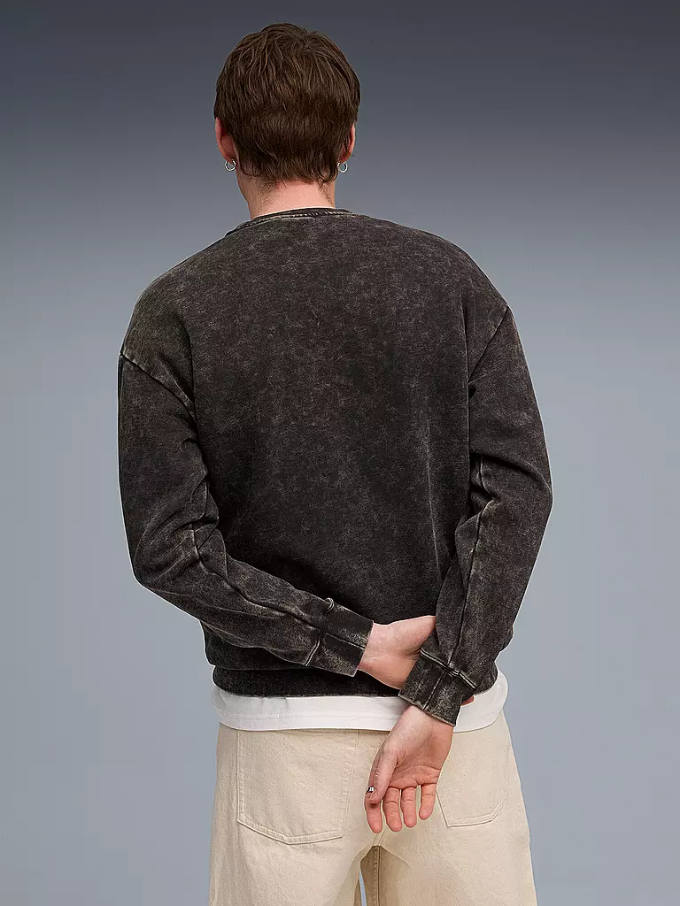 PUMA | Herren Sweater ESS ELEVATED Relaxed Wash | schwarz