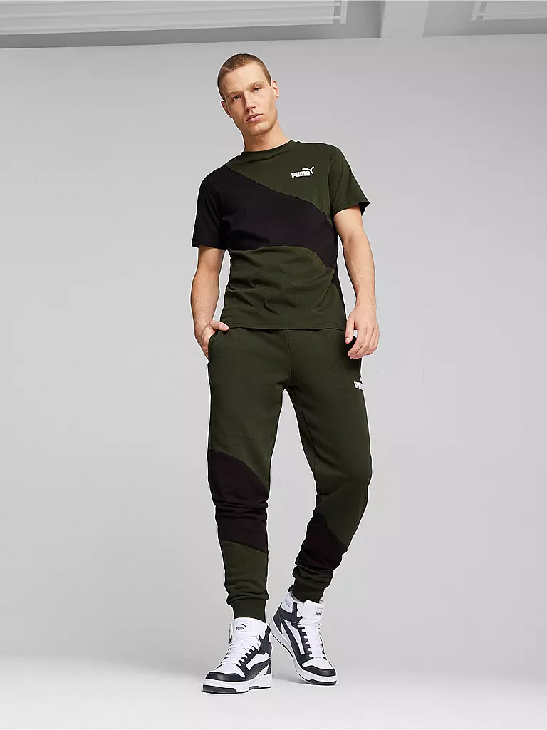 PUMA | Herren T-Shirt Power Cat | olive