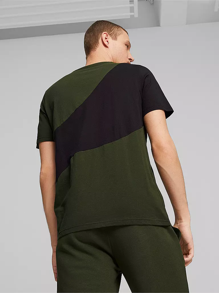 PUMA | Herren T-Shirt Power Cat | olive