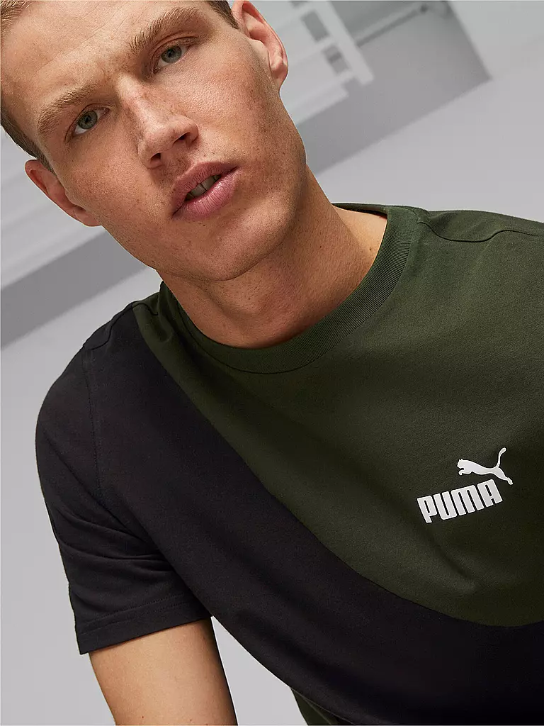 PUMA | Herren T-Shirt Power Cat | olive