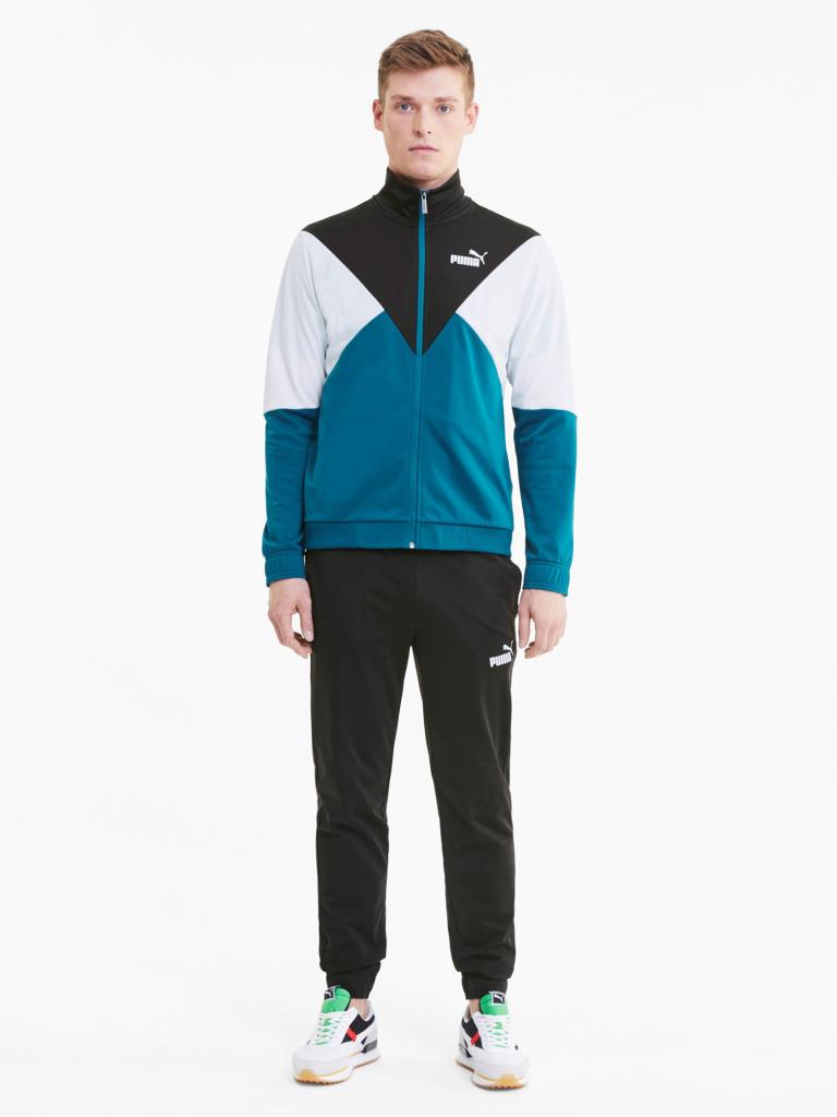 PUMA | Herren Trainingsanzug Retro | blau