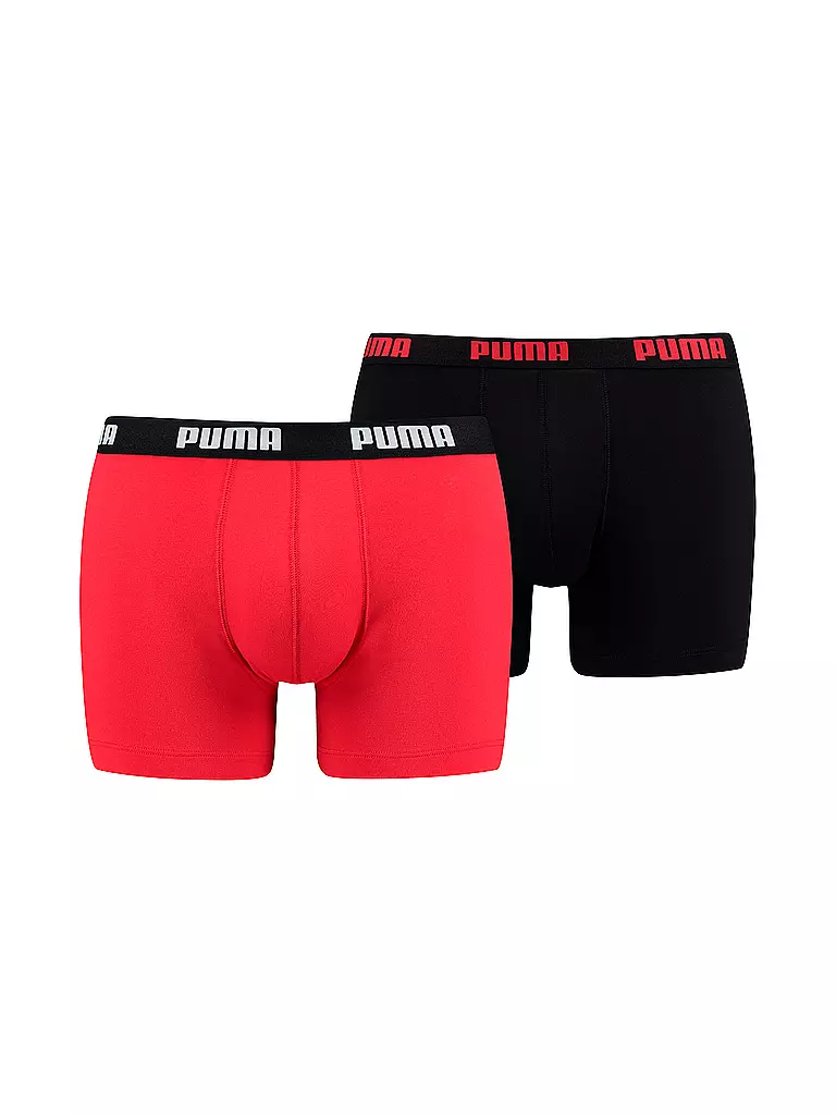 PUMA | Herren Unterhosen Boxer 2er Pkg. | rot