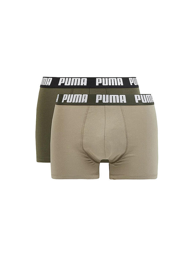 PUMA | Herren Unterhosen Boxer 2er Pkg. | olive