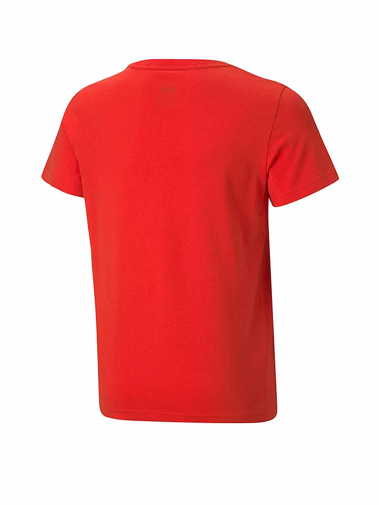 PUMA | Jungen T-Shirt Essentials Logo | rot