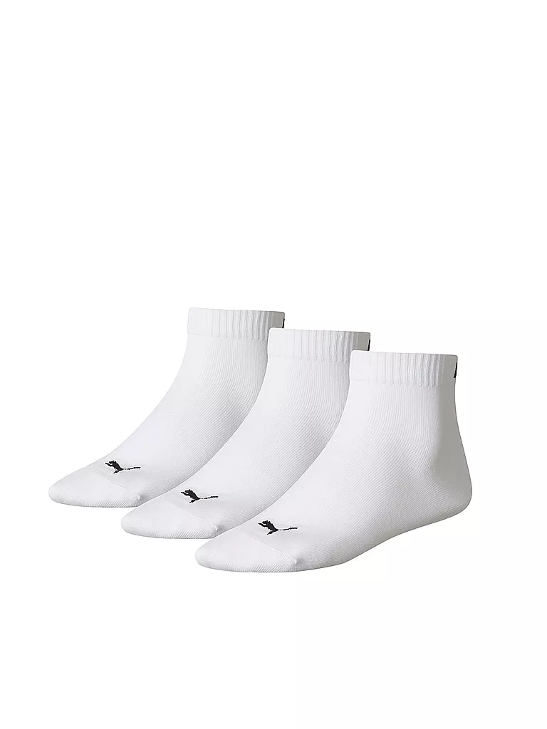 PUMA | Knöchelsocken Quarter 3er | weiss