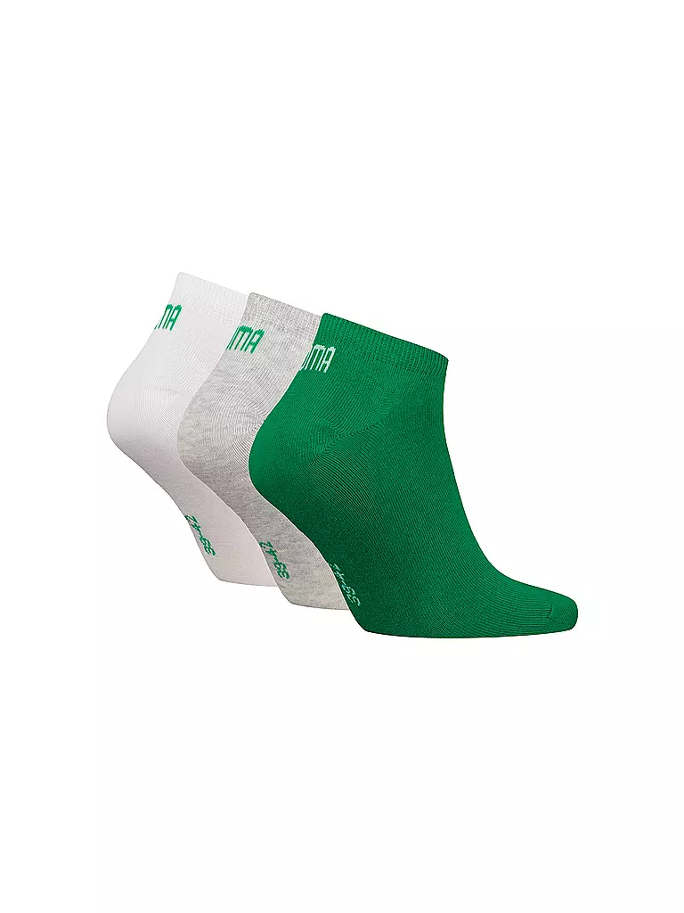 PUMA | Sneaker-Socken Invisible 3er Pkg.  | grün