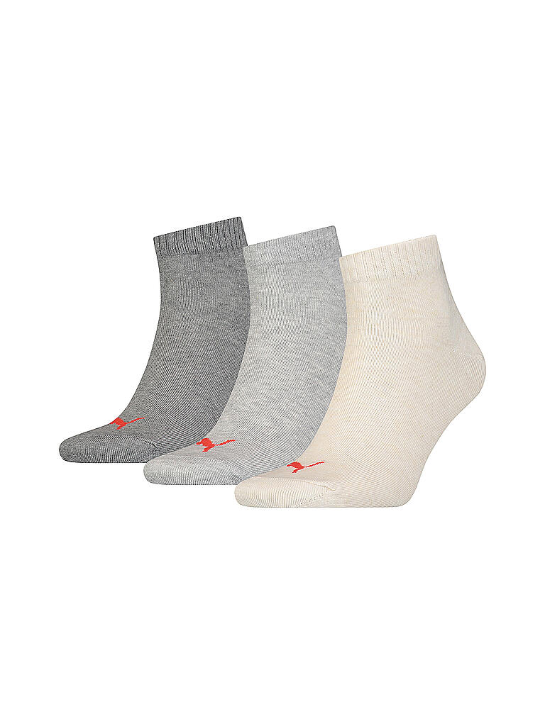 PUMA | Socken Quarter 3er Pkg.  | grau