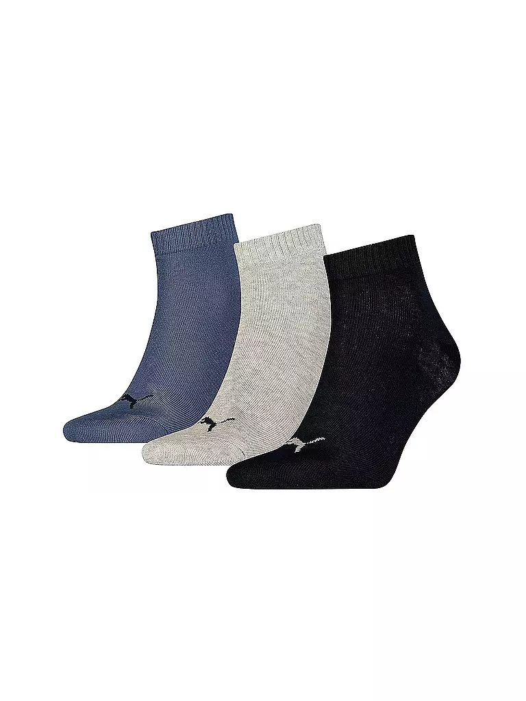 PUMA | Socken Quarter 3er Pkg.  | dunkelblau