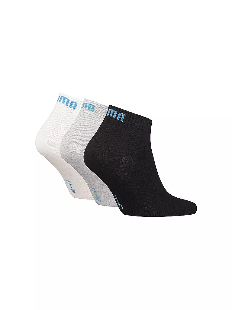 PUMA | Socken Quarter 3er Pkg.  | grau