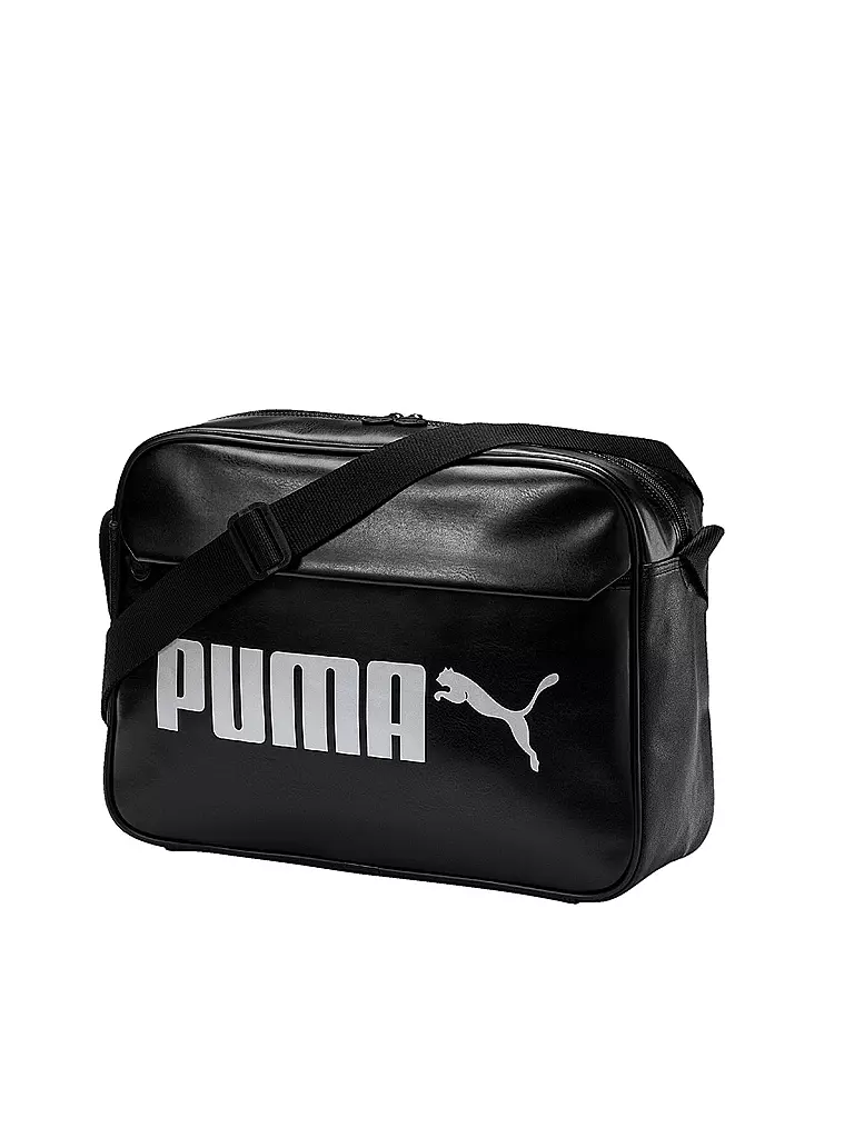 PUMA | Umhängetasche Campus Reporter PU | schwarz