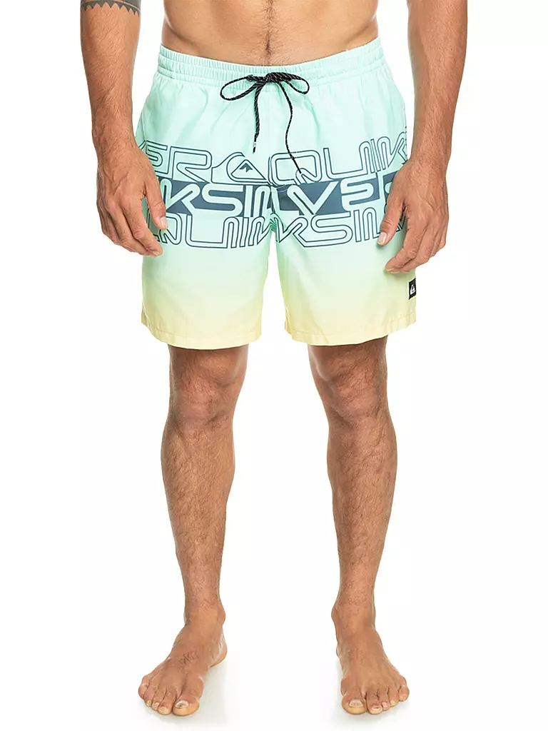 QUIKSILVER | Herren Badeshort Everyday Wordblock 17"  | mint