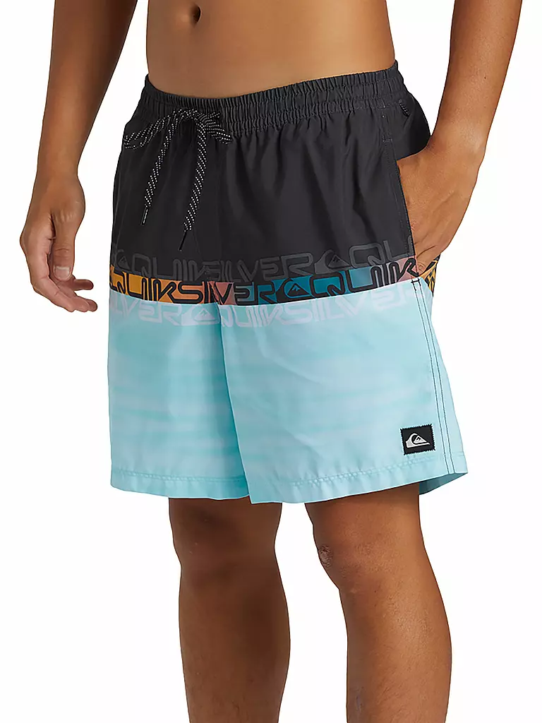 QUIKSILVER | Herren Badeshort Everyday Wordblock Volley 17" | grau