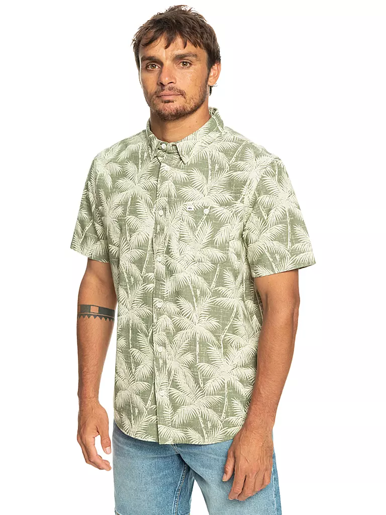 QUIKSILVER | Herren Beachhemd Fleeting Moment | beige