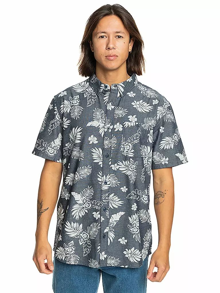 QUIKSILVER | Herren Beachhemd Gawanhill | dunkelblau